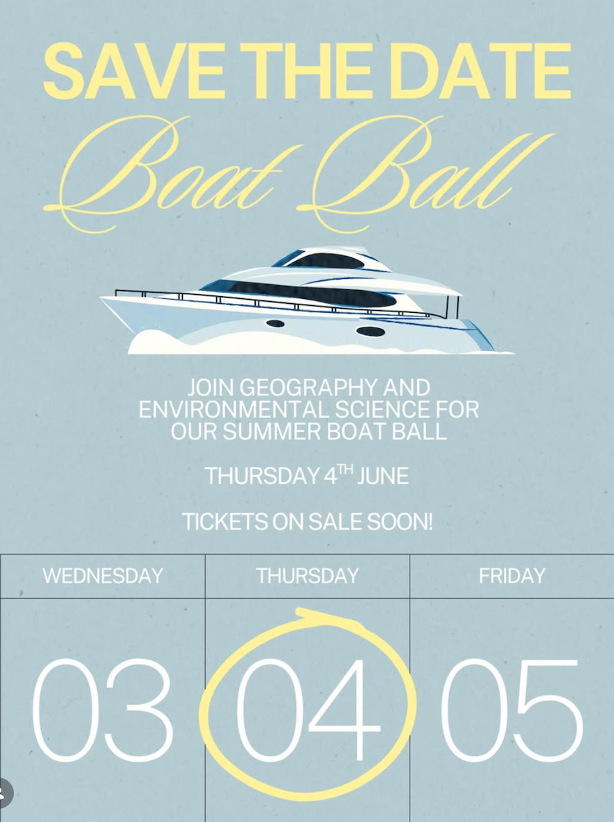 Geography and Environmental Science Boat Ball